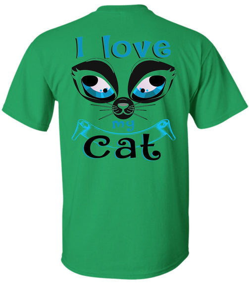 I Love My Cat T Shirt, My Pets T Shirt