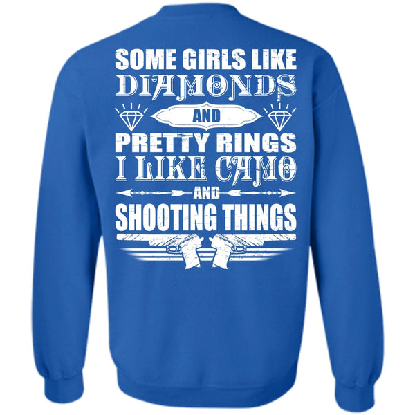 Girls Like Diamonds T Shirt, I Love Hunter Sweatshirt