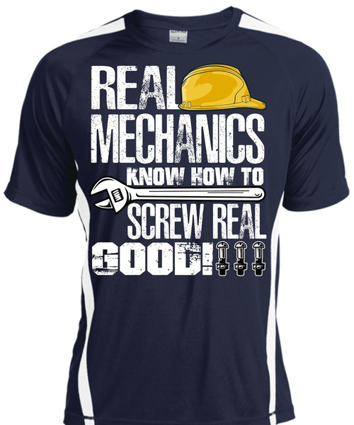 Real Mechanics T Shirt, Being A Mechanic T Shirt, Cool Shirt