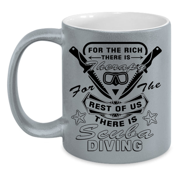 Outdoor Coffee Mug, There Is Scuba Diving Accent Mug