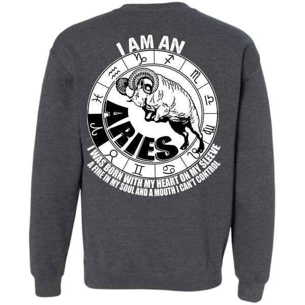 Fire In My Soul T Shirt, I Love Aries Sweatshirt