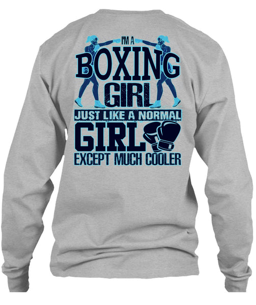 I'm A Boxing Girl T Shirt, I Love Boxer T Shirt