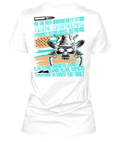 Meat Eating Gun Owning T Shirt, I Love Veteran T Shirt