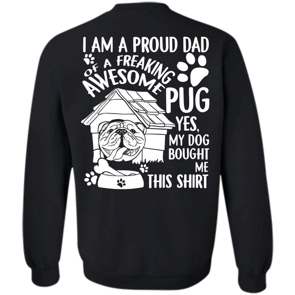 A black t-shirt with the shopify logo