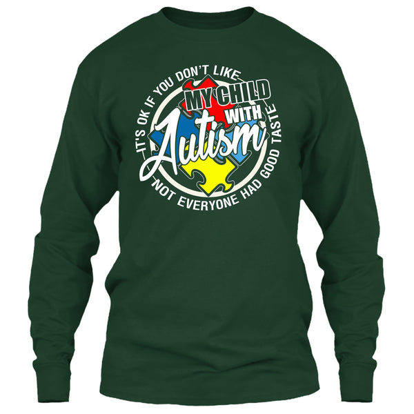 My Child With Autism T Shirt, I'm A Autism Mom T Shirt