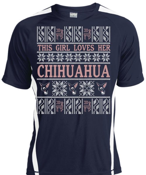 This Girl Loves Her Chihuahua T Shirt, This Girl Loves Christmas T Shirt, Cool Shirt