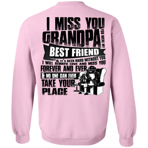 I Love Grandpa T Shirt, I Miss You Grandpa Sweatshirt