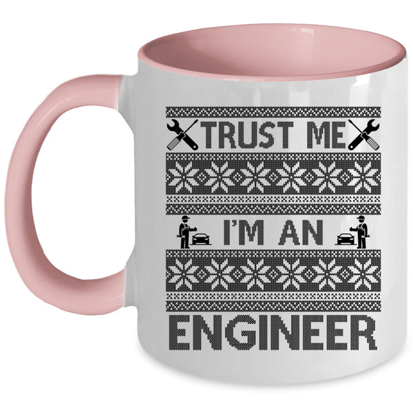 Ugly Christmas Coffee Mug, I'm An Engineer Accent Mug