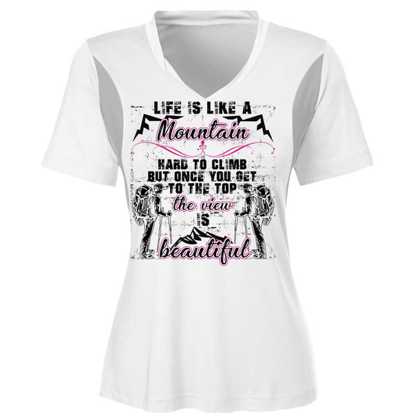 Life Is Like A Mountain T Shirt, Being A Hiker T Shirt, Awesome T-Shirts