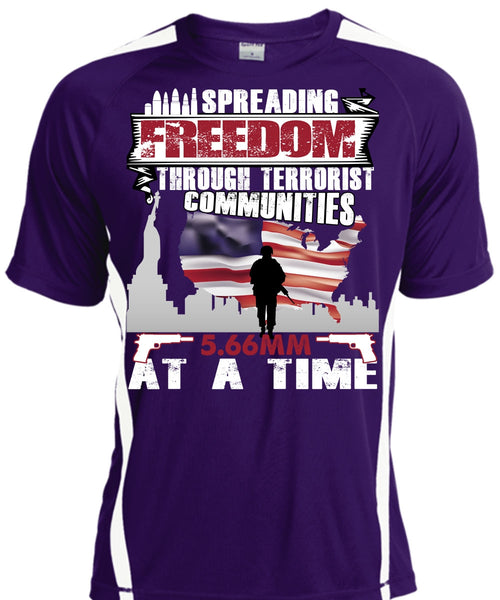 Spreading Freedom T Shirt, Being A Veteran T Shirt, Cool Shirt
