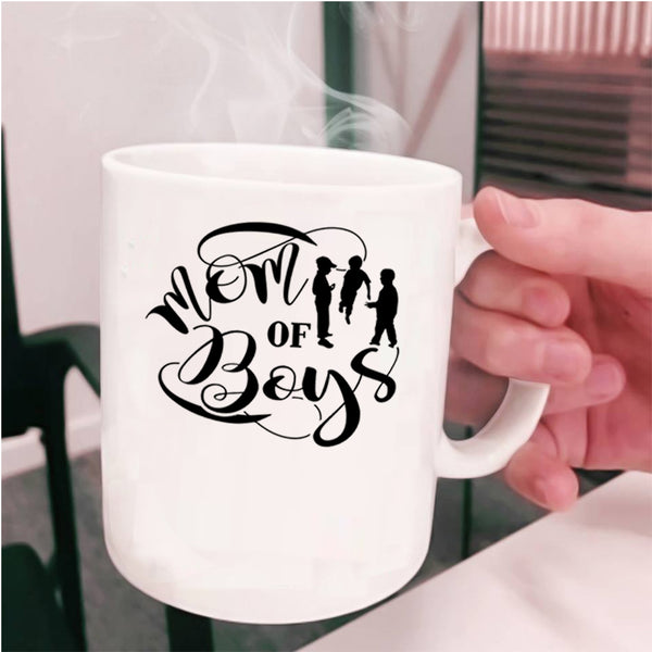I Love My Son Coffee Mug, Mom Of Boys Cup