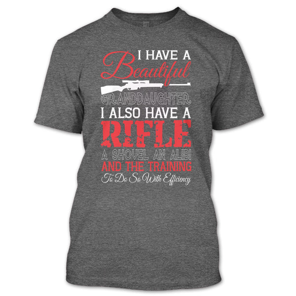 A black t-shirt with the shopify logo