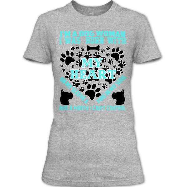 I'm A Dog Woman T Shirt, Coolest Dog Lover T Shirt