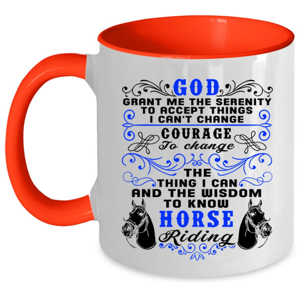 Funny Gift For Equestrian Coffee Mug, Horse Riding Accent Mug