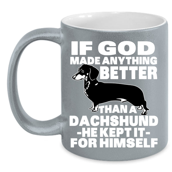 Cute Dachshund Coffee Mug, Gift For Dog Lovers Coffee Cup