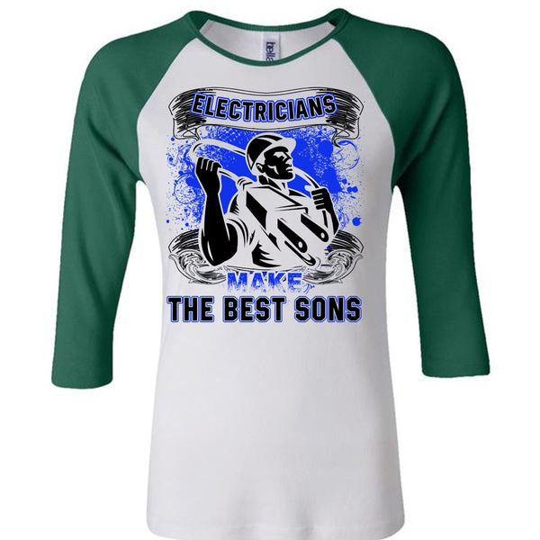 Electricians Make The Best Sons T Shirt, I Love Electrician T Shirt, Awesome T-Shirts