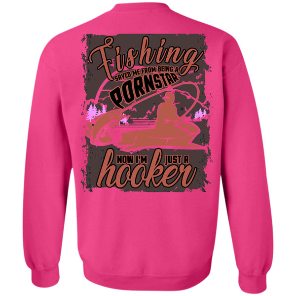 Being A Fisherman T Shirt, Fishing Saved Me Sweatshirt