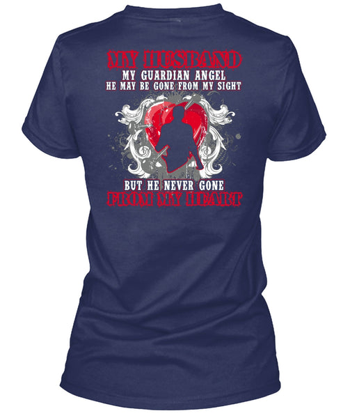 My Husband My Guardian Angel T Shirt, From My Heart T Shirt