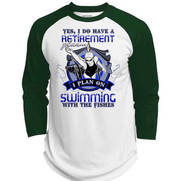 I Plan On Swimming T Shirt, I Love Swimming T Shirt, Awesome T-Shirts  (Polyester Game Baseball Jersey)