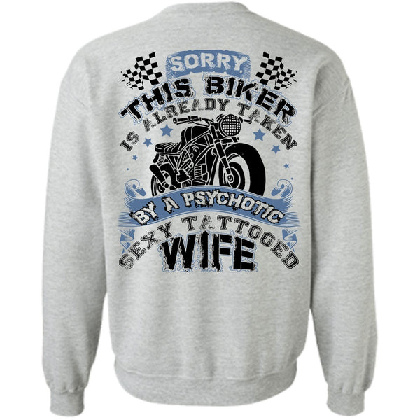 I Love Biker T Shirt, Tattooed Wife Sweatshirt