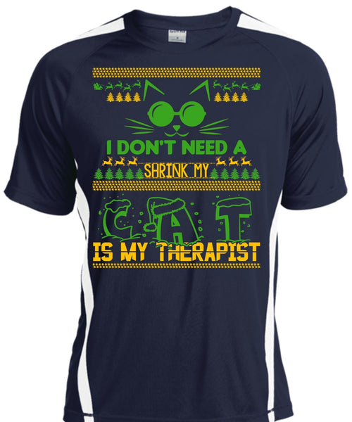 Shrink My Cat Is My Therapist T Shirt, I Love My Cat T Shirt, Cool Shirt