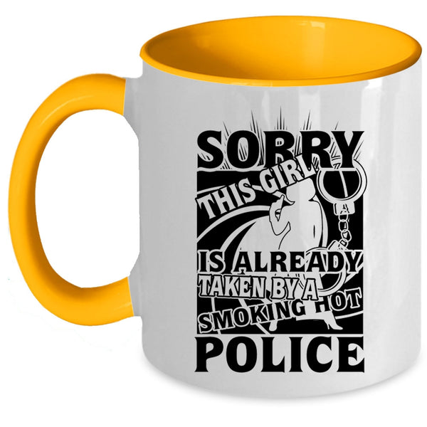 Cool Wife Coffee Mug, This Girl Is Already Taken By A Hot Police Accent Mug