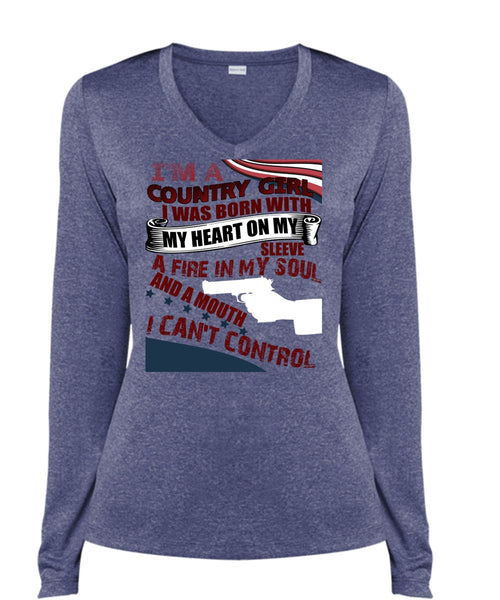 I'm A Country Girl T Shirt, I Can't Control T Shirt