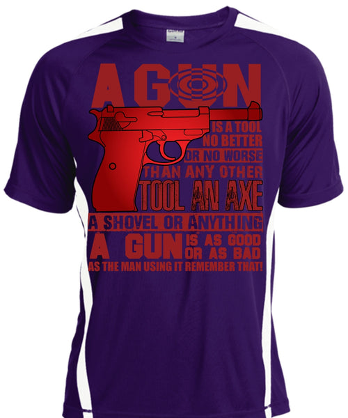 A Gun Is A Tool T Shirt, Being A Veteran T Shirt, Cool Shirt