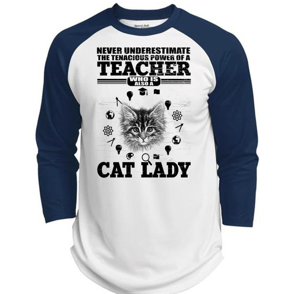 Power Of A Teacher T Shirt, I Love Cat T Shirt, Awesome T-Shirts  (Polyester Game Baseball Jersey)