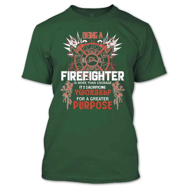 Being A Firefighter T Shirt, Coolest Firefighter T Shirt