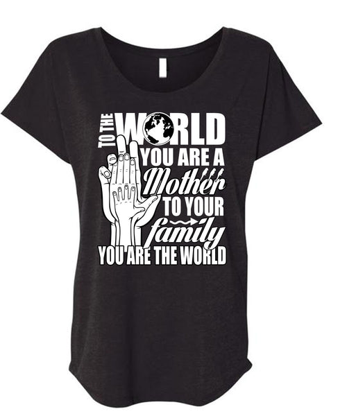 A black t-shirt with the shopify logo