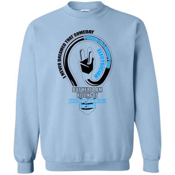 Gift For Electrician T Shirt, Grumpy Old Electrician Sweatshirt
