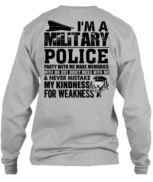 I'm A Military Police T Shirt, I Love Police T Shirt