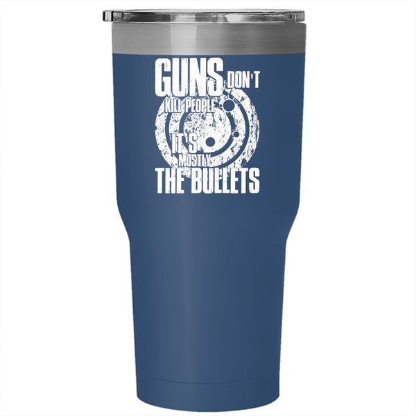 Cool Gunaholic Tumbler 30 oz Stainless Steel, Funny Gift For Gun Owner Travel Mug