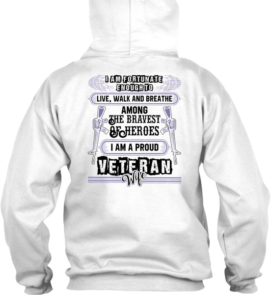 I Am A Proud Veteran Wife T Shirt, I Love Husband T Shirt