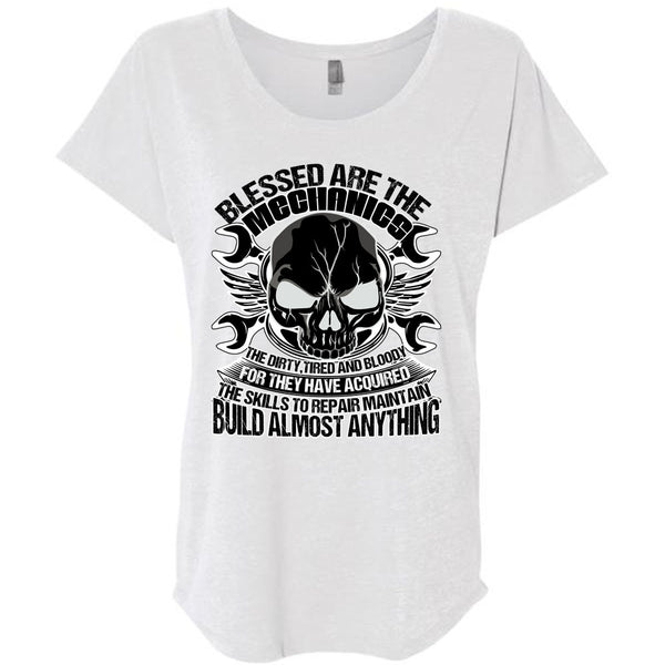 Blessed Are The Mechanics T Shirt, I Love Mechanic T Shirt, Awesome T-Shirts