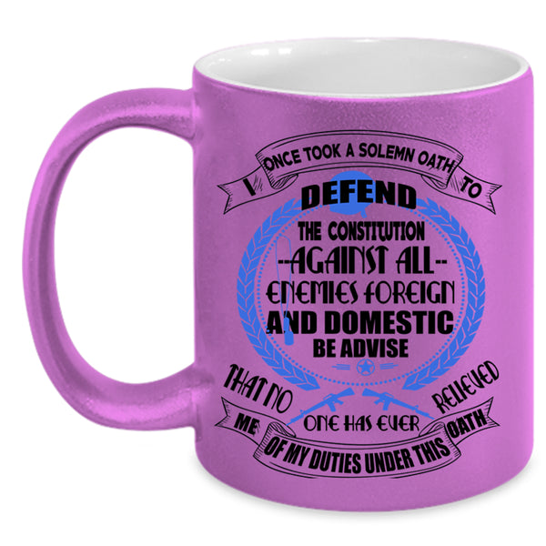Gift For Grandpa Coffee Mug, Awesome Veteran Accent Mug