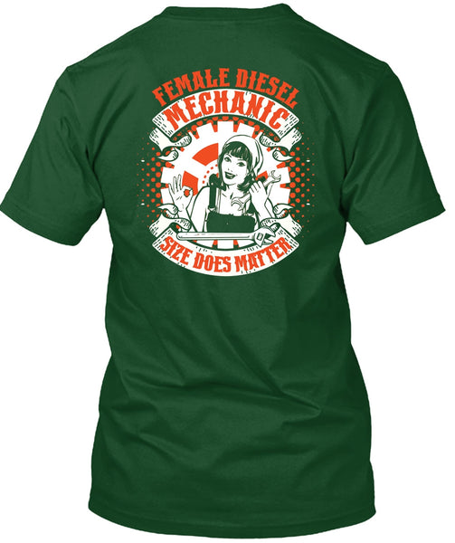 Female Diesel Mechanic T Shirt, Being A Mechanic T Shirt