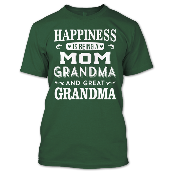 A black t-shirt with the shopify logo