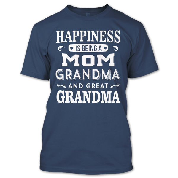 A black t-shirt with the shopify logo