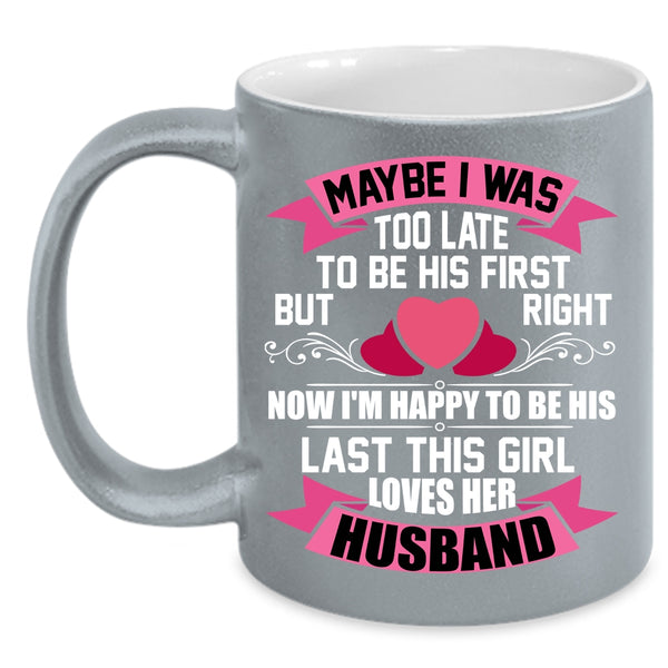 This Girl Loves Her Husband Coffee Mug, Cute Wife Coffee Cup