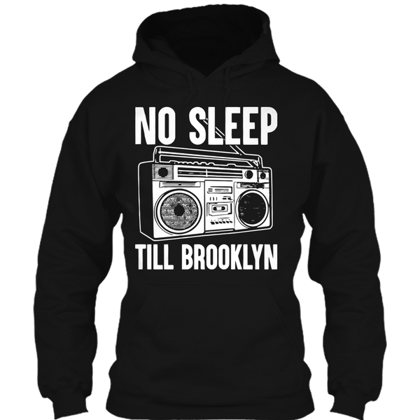 A black t-shirt with the shopify logo