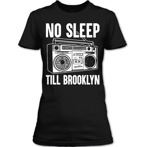 A black t-shirt with the shopify logo