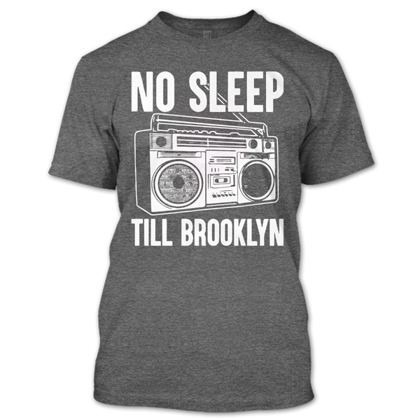 A black t-shirt with the shopify logo