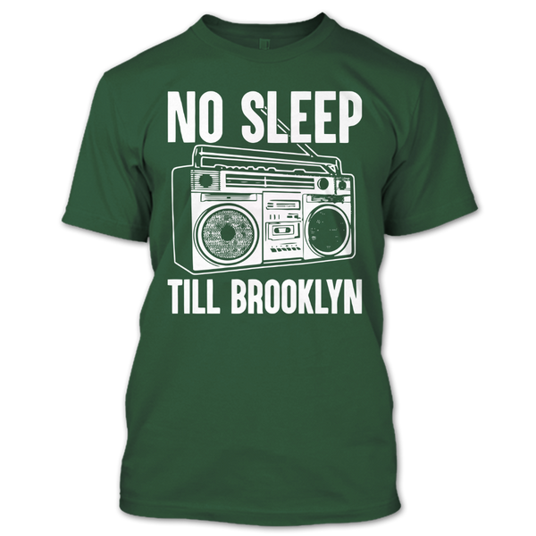 A black t-shirt with the shopify logo