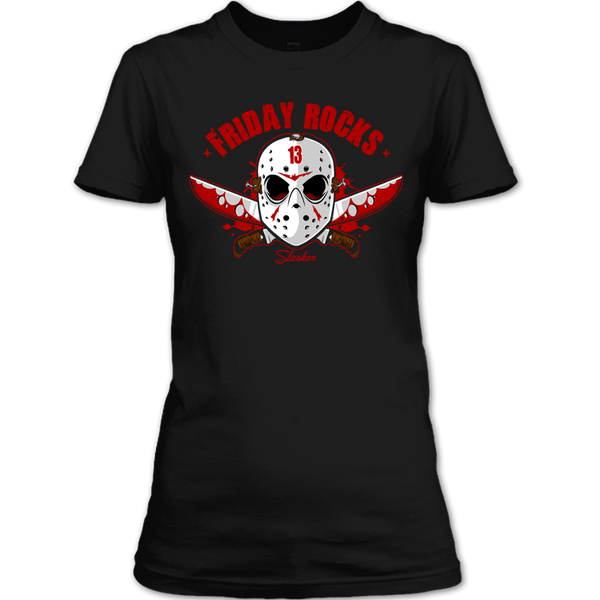 A black t-shirt with the shopify logo