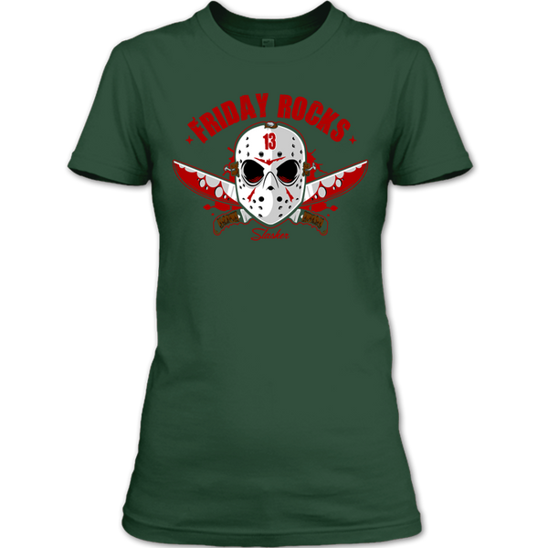 A black t-shirt with the shopify logo