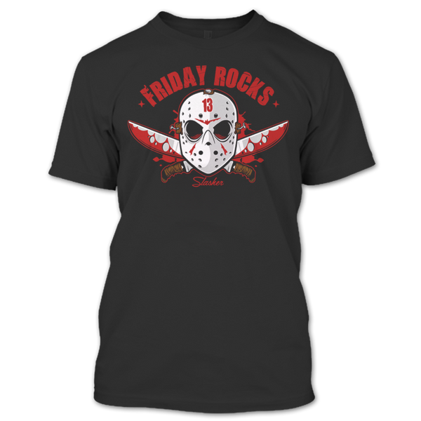 A black t-shirt with the shopify logo