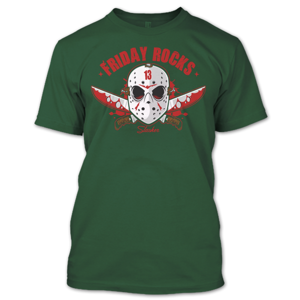 A black t-shirt with the shopify logo