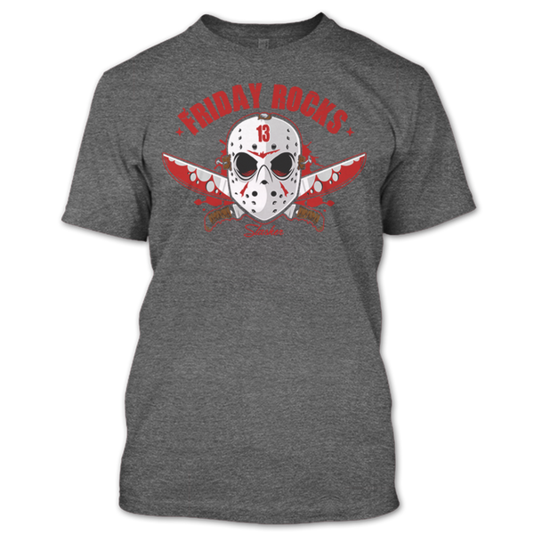 A black t-shirt with the shopify logo